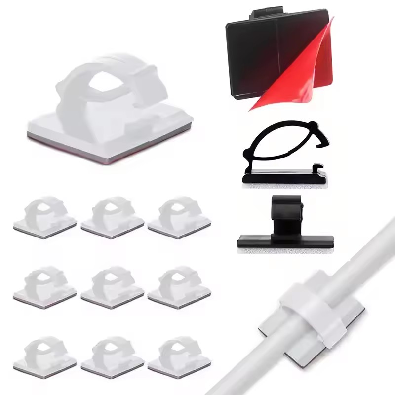 Car Organizer - Selbstklebender Kabelhalter für Auto, Ladegerät, Kabelbinder,