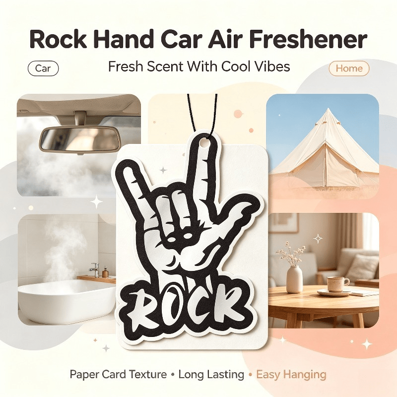 Car Air Freshener - Auto-Lufterfrischer in Form einer Handgeste, Duftkarte