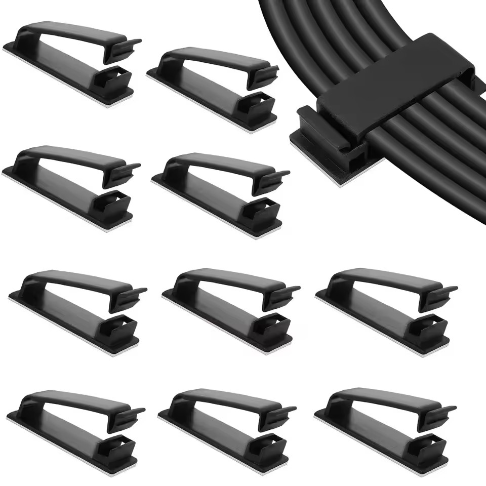 Car Cable Organizer - Selbstklebender Kabelorganisator, Kabelklemmen, Halter, Kabelmanagement, Auto-USB-Datenkabel,