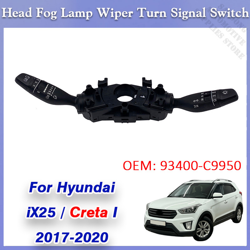 Car Wiper - 93400-C9950 Auto-Nebelscheinwerfer, Scheibenwischerschalter, Blinker-Schalter, Scheinwerferschalter, passend
