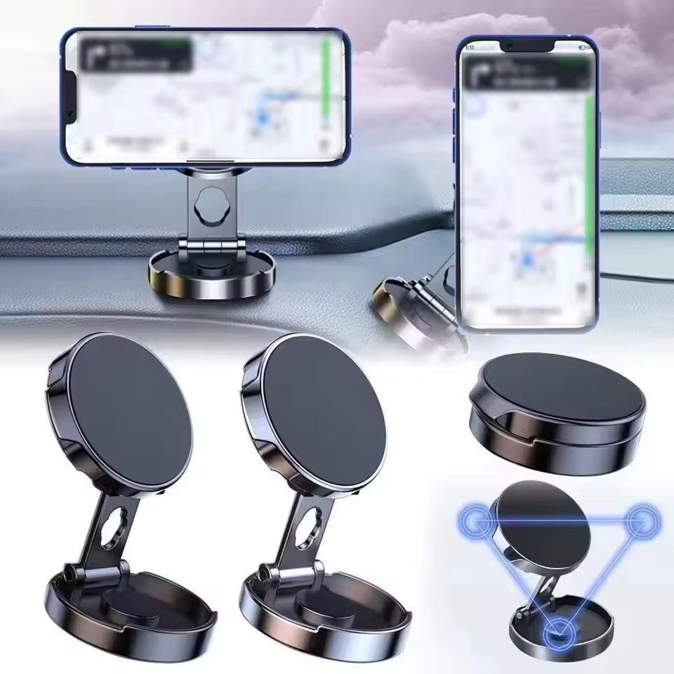 Car Phone Holder - Starker magnetischer Handyhalter 720 ° Faltbare
