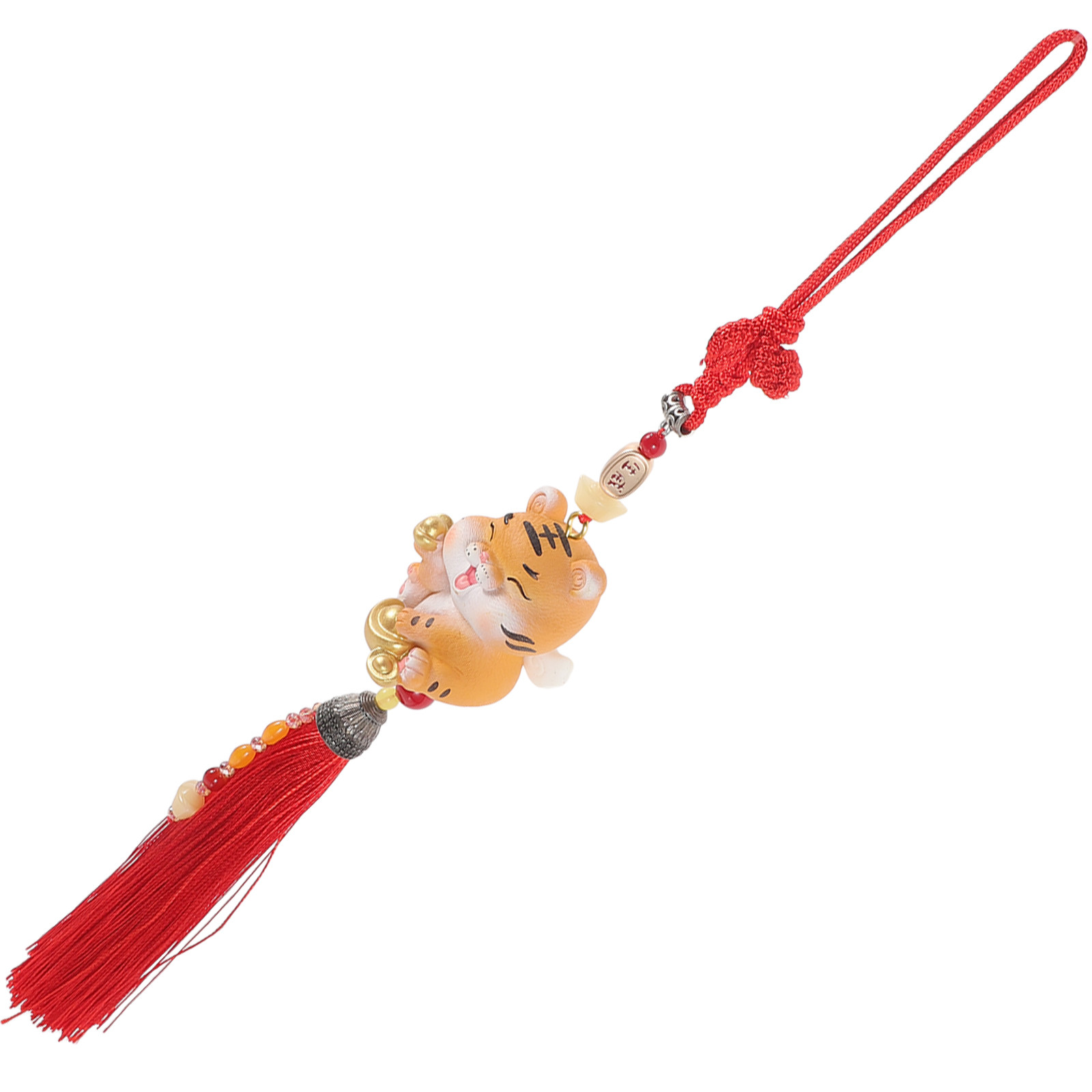 Car Air Freshener - 1 Stück Auto-Innenraum Tiger-Anhänger Harz-Aroma-Diffusor Hängendes