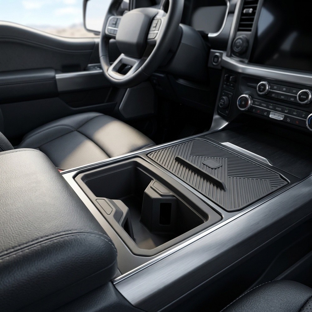 Car Seat Cover - 2 Stück ABS-Kunststoff Mittelkonsolen-Getränkehalter-Einsatzabdeckung für Toyota