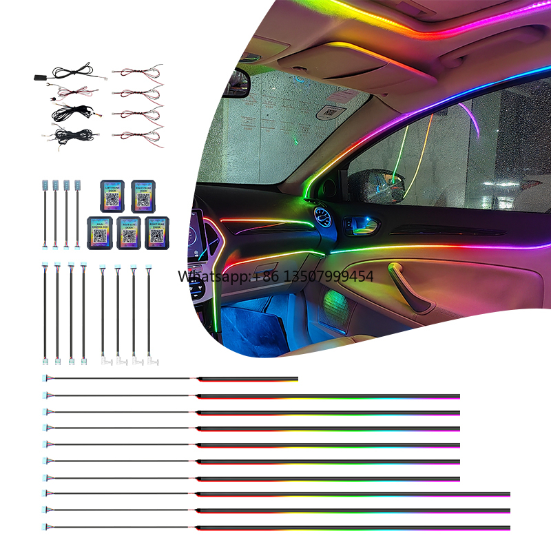 Car Led Light - OEM-Fabrik-Anpassung Auto-Innenbeleuchtung Ambiente-Licht-Set 18 / 22