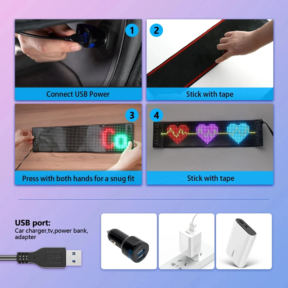 LED DIY Matrix Pixel Panel Led – Car Led Light Bewertung und Preis