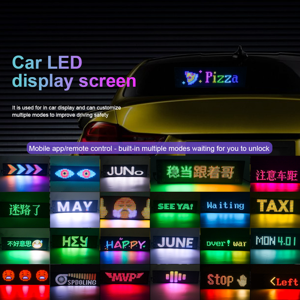 LED-Matrix-Pixel-Panel, scroll – Car Led Light Bewertung und Preis